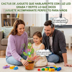 Peluche de cáctus parlante